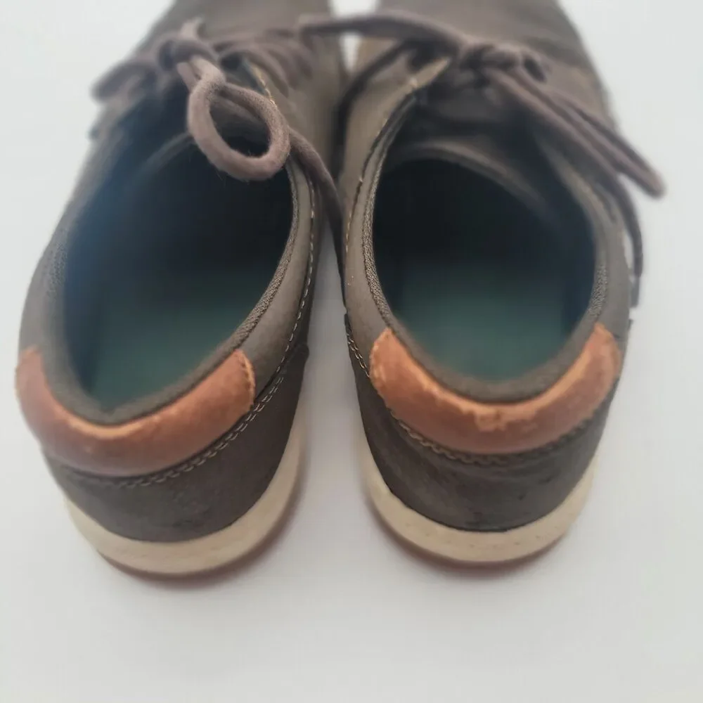 G.H. Bass Percy WX Men's 8.5 Brown Casual Lace-Up Oxford Sneakers